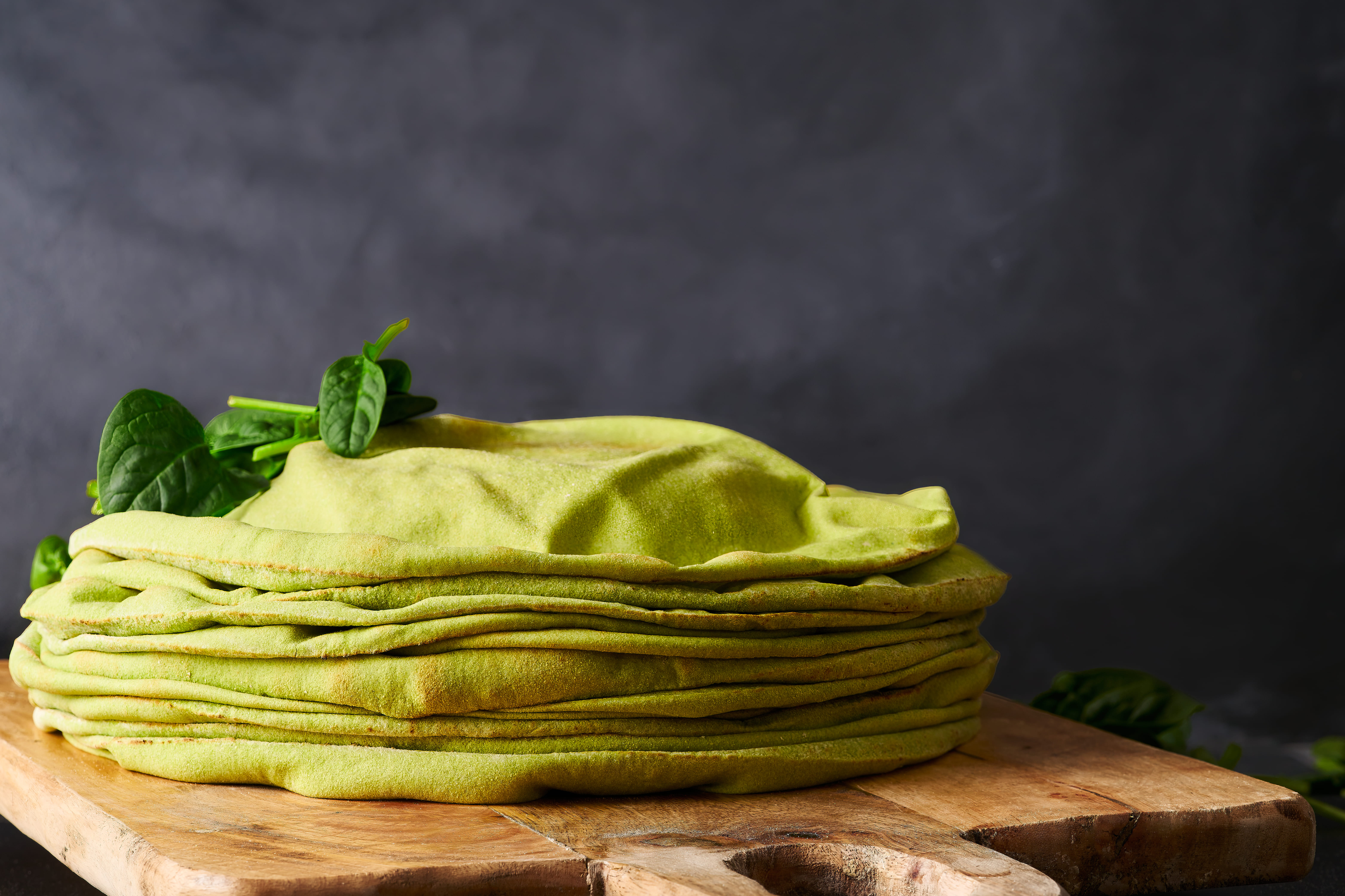 フラットブレッド ほうれん草